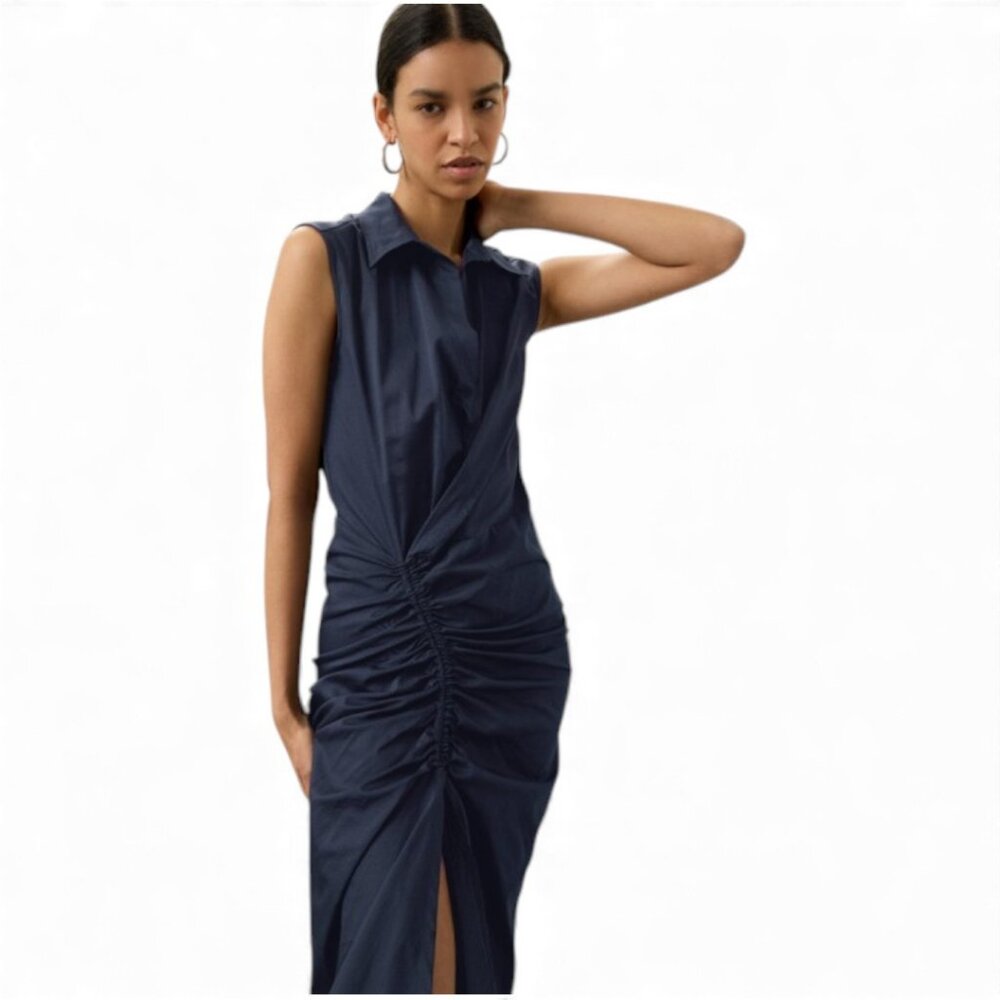 CALLAS Navy Sylvie Dress | EU size 44 / 8 USA